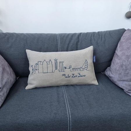 Studio Malouin - Sur La Digue De Malo Les Bains Avec Vue Sur Mer Zewnętrze zdjęcie