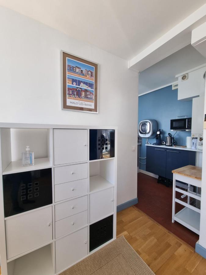 Studio Malouin - Sur La Digue De Malo Les Bains Avec Vue Sur Mer Zewnętrze zdjęcie